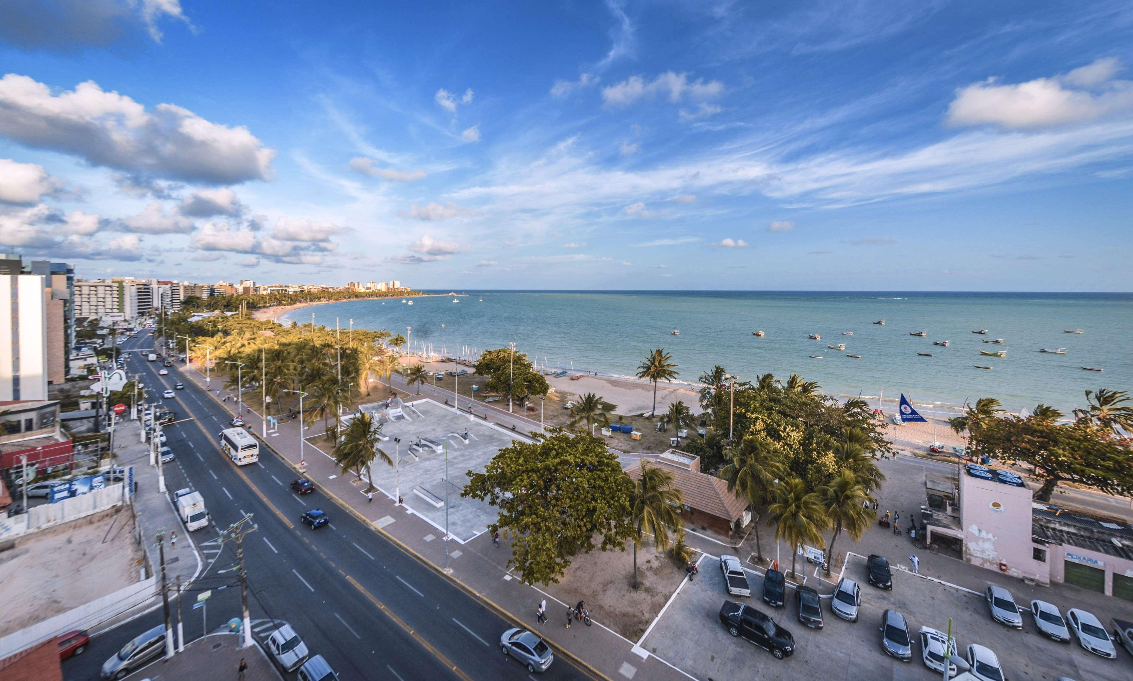 普利米尔马塞约贝斯特韦斯特酒店 Maceió 外观 照片 Aerial view of the bay