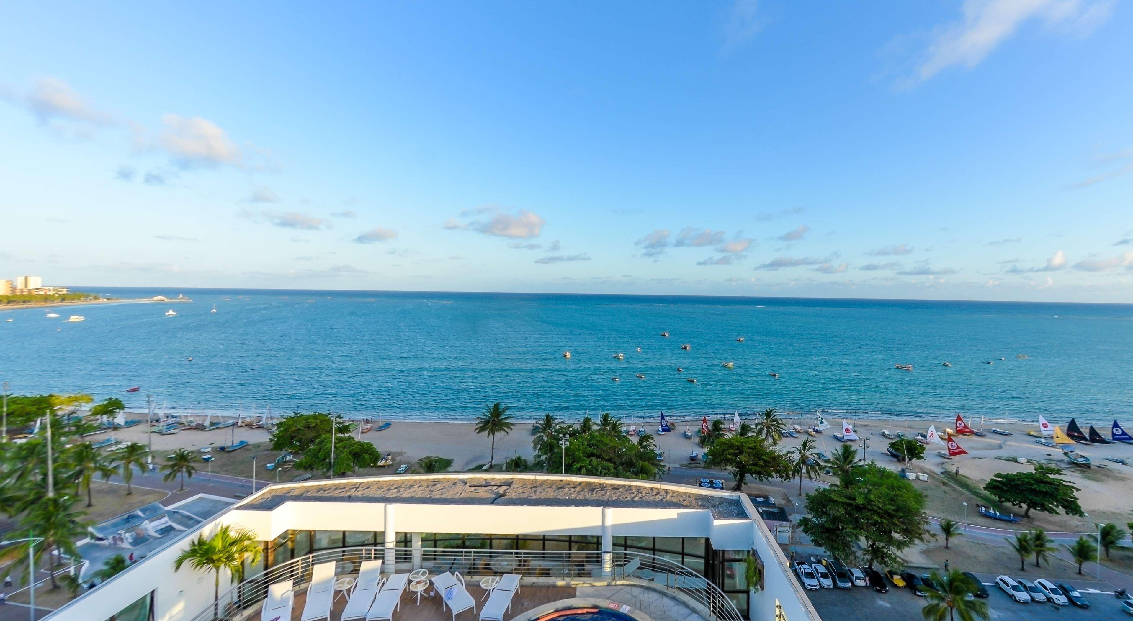 普利米尔马塞约贝斯特韦斯特酒店 Maceió 外观 照片 View of the beach from the hotel